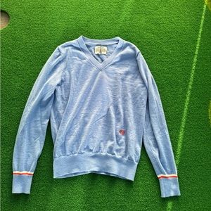 Tory Sport Merino light blue golf / tennis/ athletic sweater